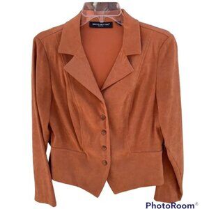 Briggs New York Rust Color Tapered Woman’s Jacket 8P